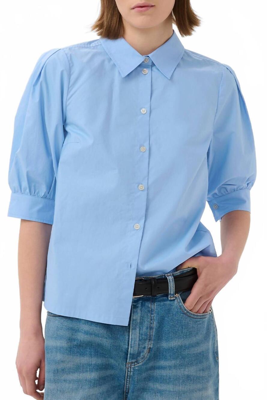 NEW INWEAR classic relaxed gloriai shirt in bel air blue